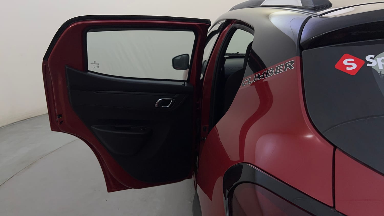 Used 2024 Renault Kwid CLIMBER 1.0 AMT Dual Tone Petrol Automatic interior LEFT REAR DOOR OPEN VIEW
