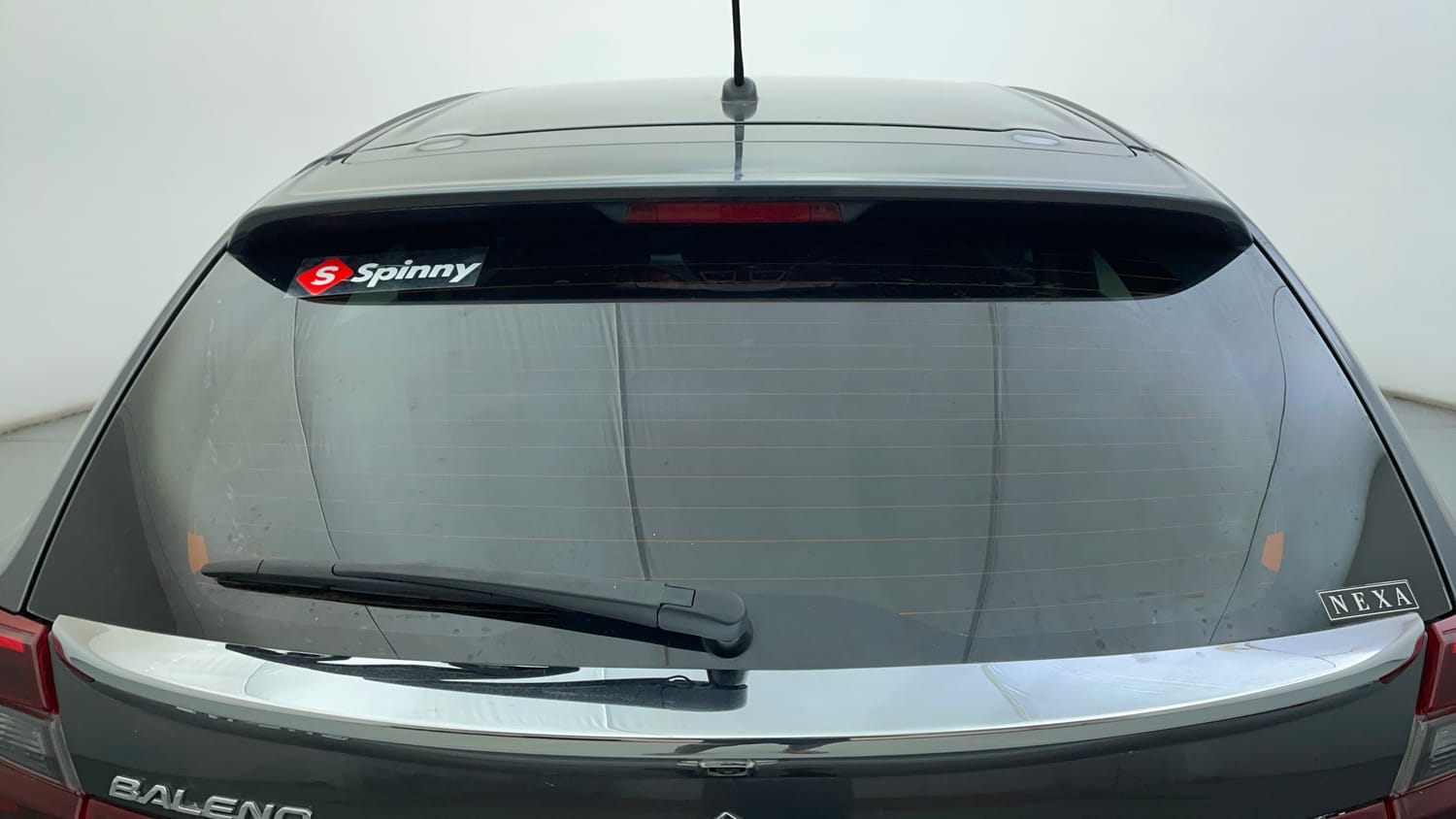 Used 2024 Maruti Suzuki Baleno Alpha MT Petrol Manual exterior BACK WINDSHIELD VIEW