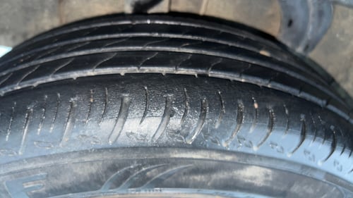 Used 2021 Nissan Magnite XL Petrol Manual tyres RIGHT REAR TYRE TREAD VIEW
