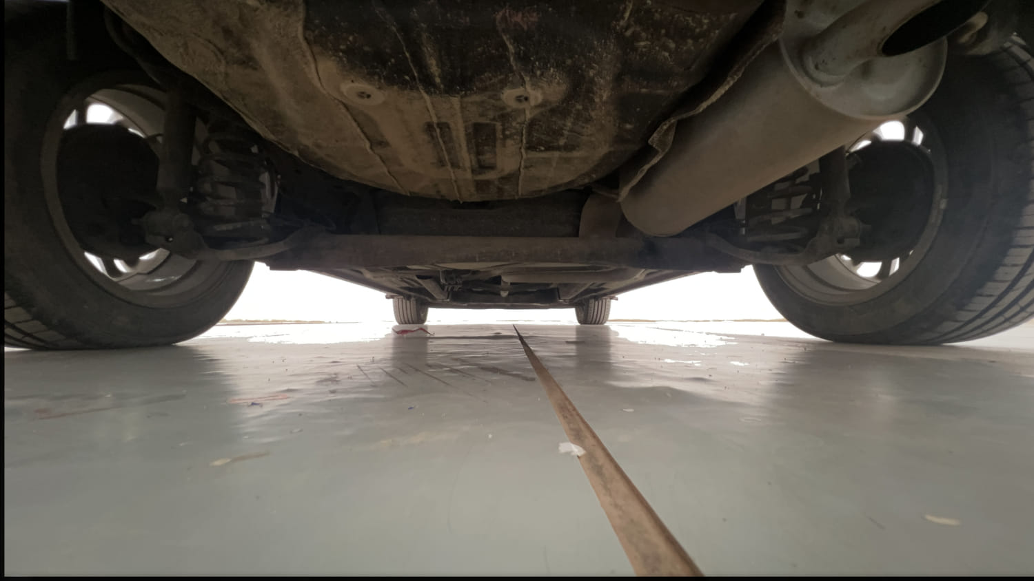 Used 2019 Ford Figo Aspire Titanium1.5 TDCi Diesel Manual extra REAR UNDERBODY VIEW (TAKEN FROM REAR)