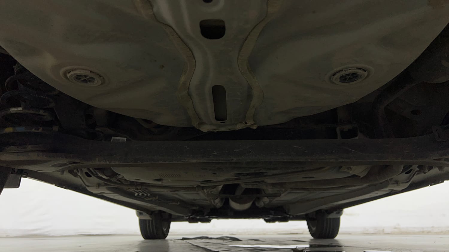Used 2021 Maruti Suzuki Baleno Zeta Petrol Manual extra REAR UNDERBODY VIEW (TAKEN FROM REAR)