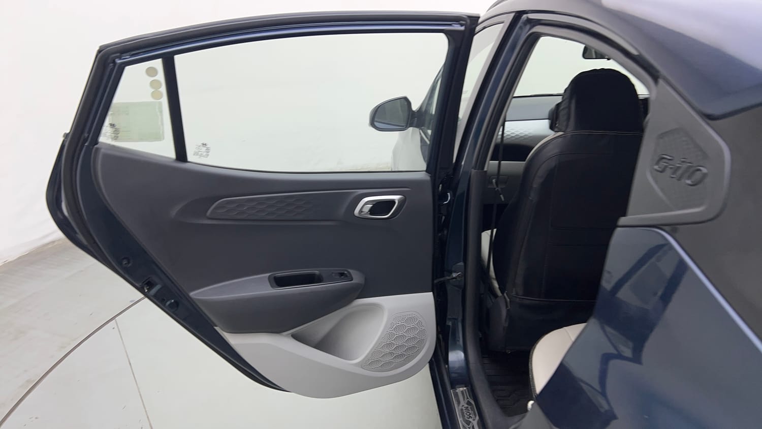 Used 2021 Hyundai Grand i10 Nios Sportz 1.2 Kappa VTVT Petrol Manual interior LEFT REAR DOOR OPEN VIEW