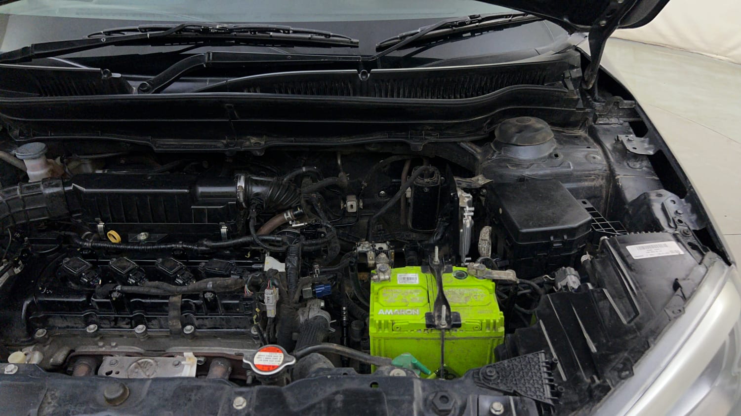 Used 2021 maruti-suzuki Vitara Brezza VXi Petrol Manual engine ENGINE LEFT SIDE HINGE & APRON VIEW