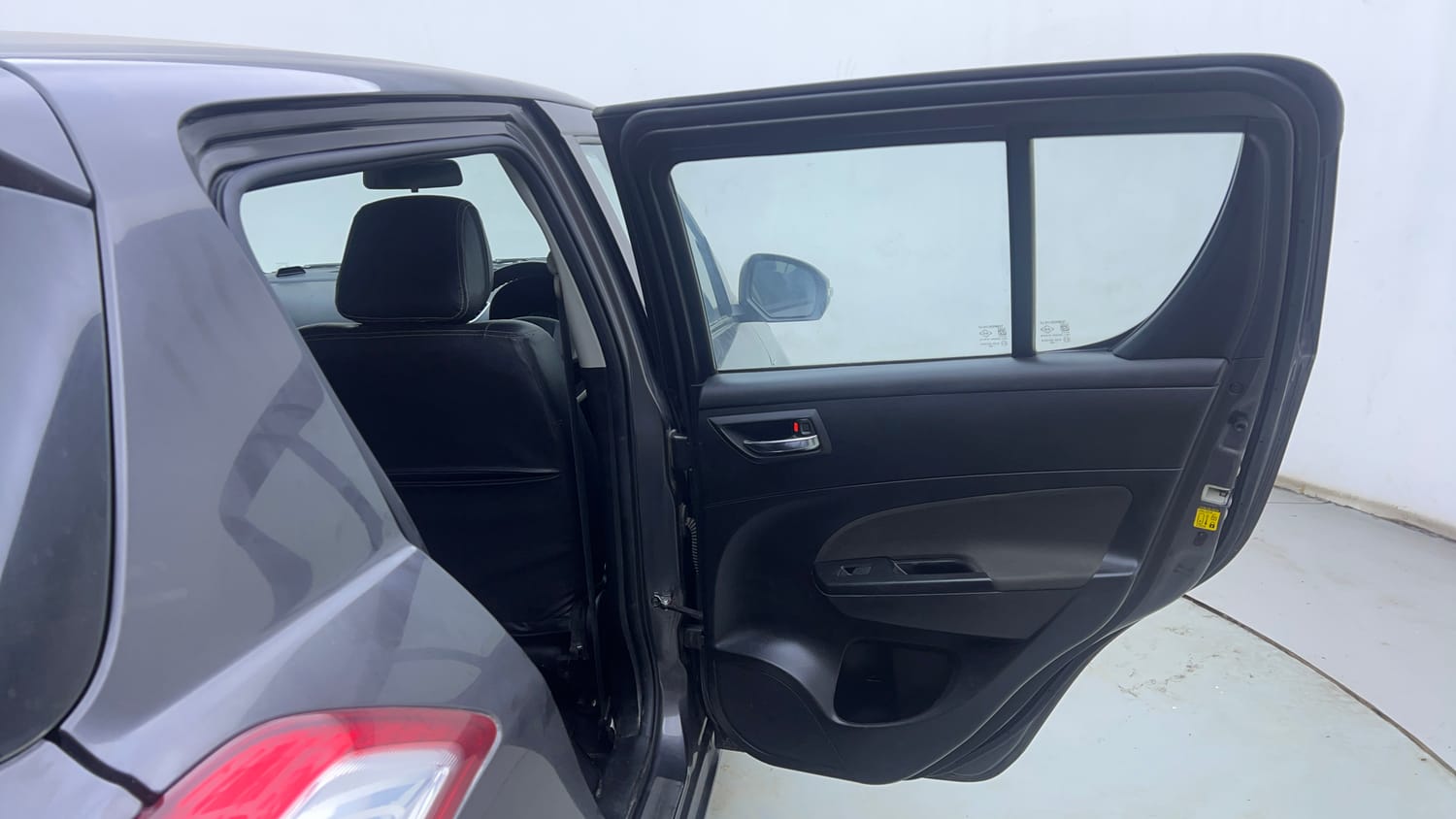 Used 2017 Maruti Suzuki Swift VXi Petrol Manual interior RIGHT REAR DOOR OPEN VIEW