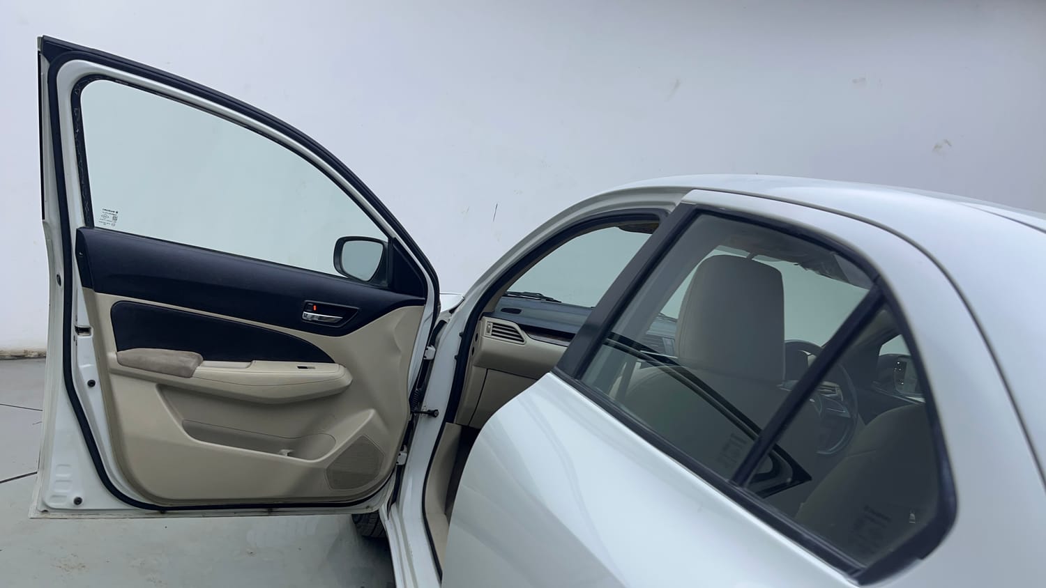 Used 2017 Maruti Suzuki Dzire VXi AMT Petrol Automatic interior LEFT FRONT DOOR OPEN VIEW