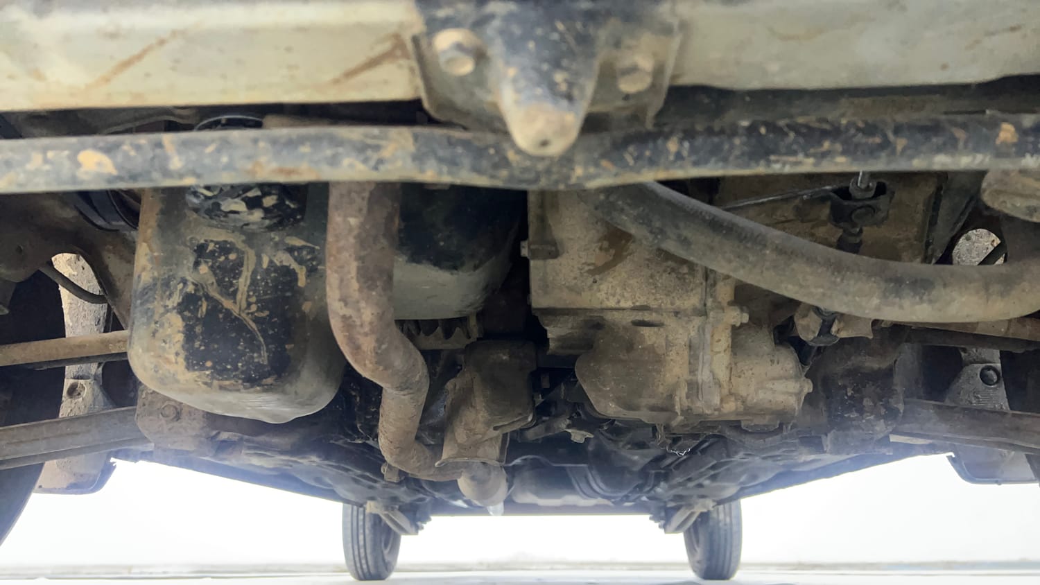 Used 2012 Maruti Suzuki Alto LXi BS-IV Petrol Manual extra FRONT LEFT UNDERBODY VIEW