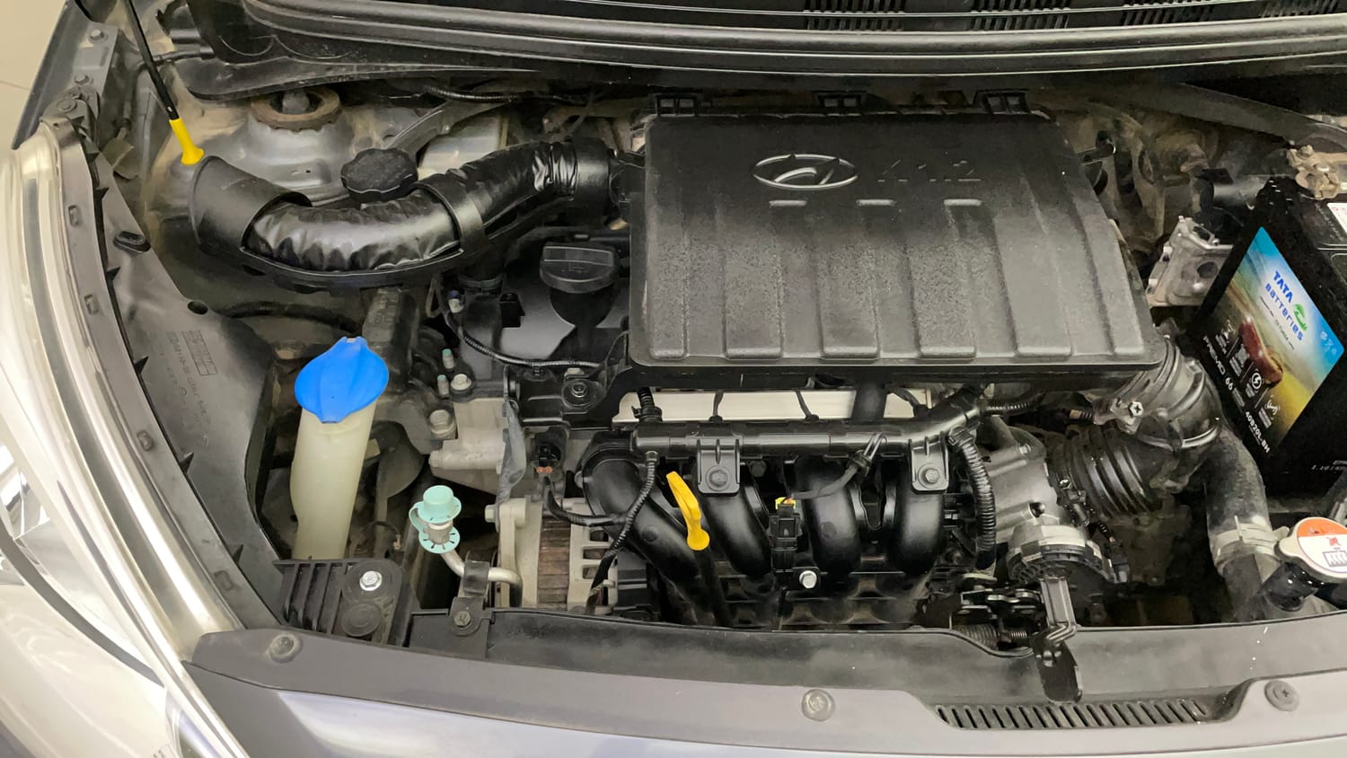 Used 2016 Hyundai Grand i10 Sportz 1.2 Kappa VTVT Petrol Manual engine ENGINE RIGHT SIDE VIEW