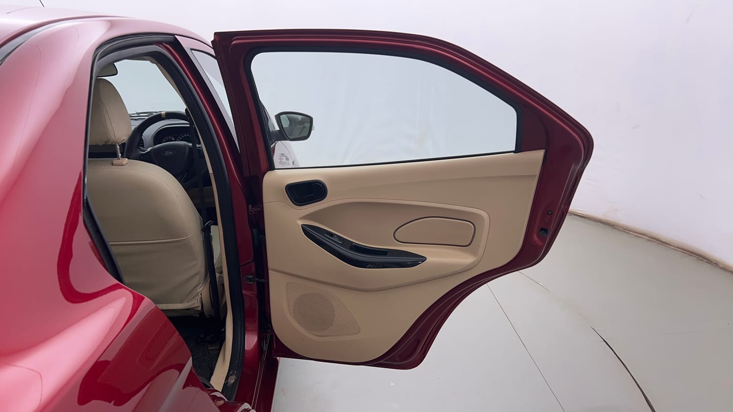 Used 2019 Ford Figo Aspire Titanium1.5 TDCi Diesel Manual interior RIGHT REAR DOOR OPEN VIEW