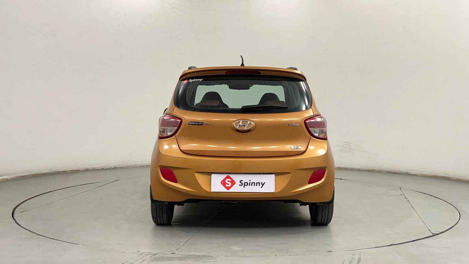Used 2014 Hyundai Grand i10 Asta 1.2 Kappa VTVT (O) Petrol Manual exterior BACK VIEW