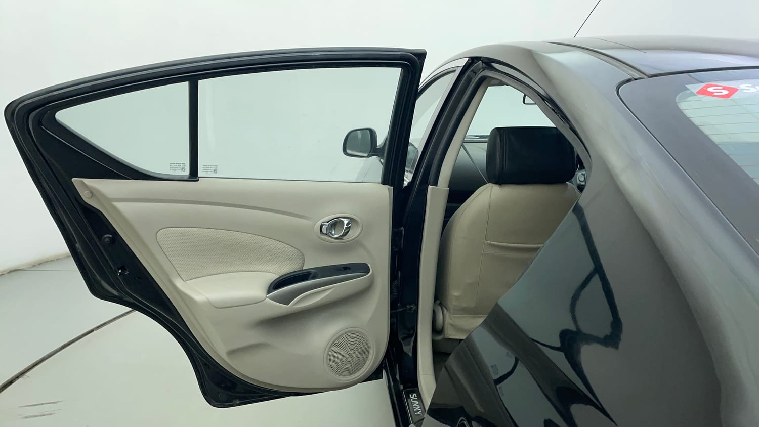 Used 2013 Nissan Sunny XV Diesel Diesel Manual interior LEFT REAR DOOR OPEN VIEW