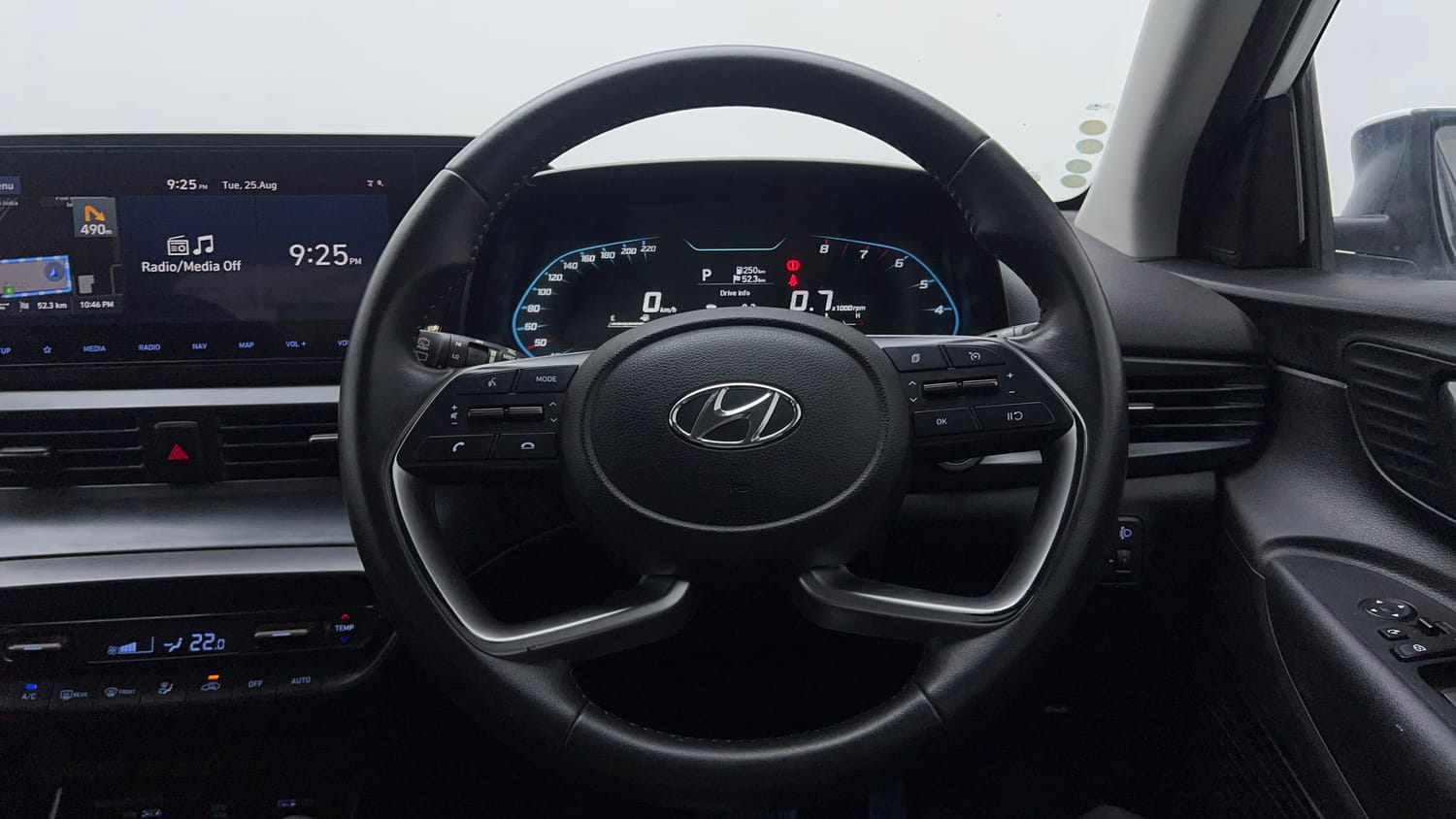 Used 2022 Hyundai i20 Asta (O) 1.2 IVT Petrol Automatic interior STEERING VIEW