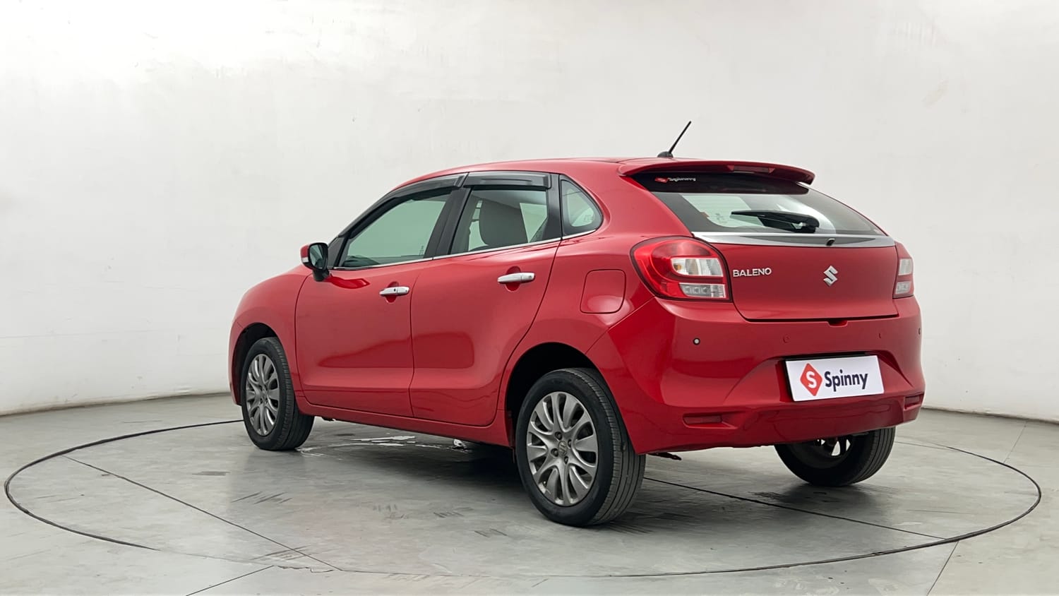 Used 2018 Maruti Suzuki Baleno Alpha 1.2 Petrol Manual exterior LEFT REAR CORNER VIEW