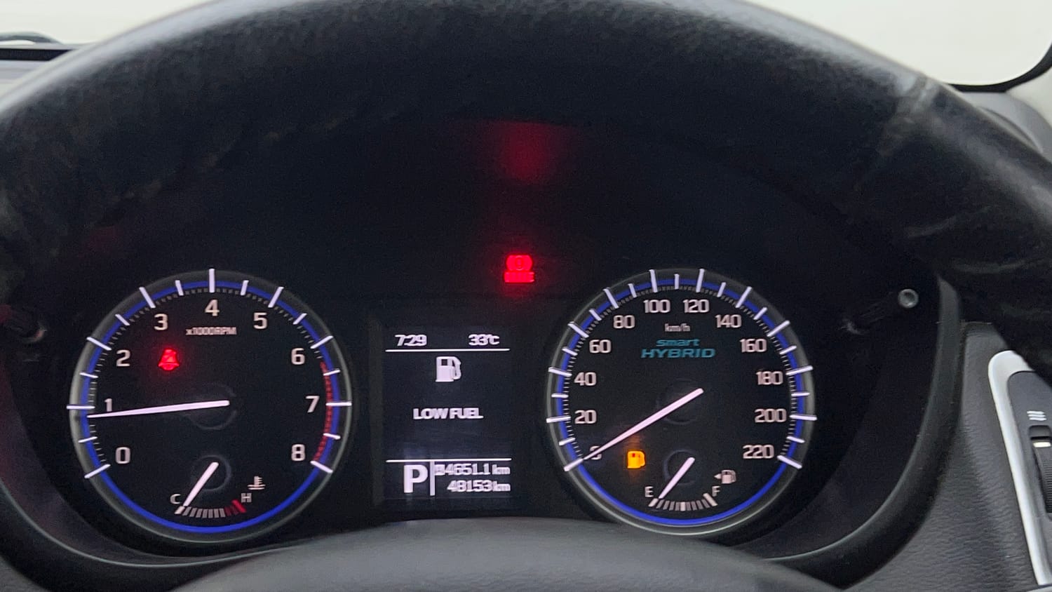 Used 2021 Maruti Suzuki S-Cross Zeta AT Petrol Automatic interior CLUSTERMETER VIEW