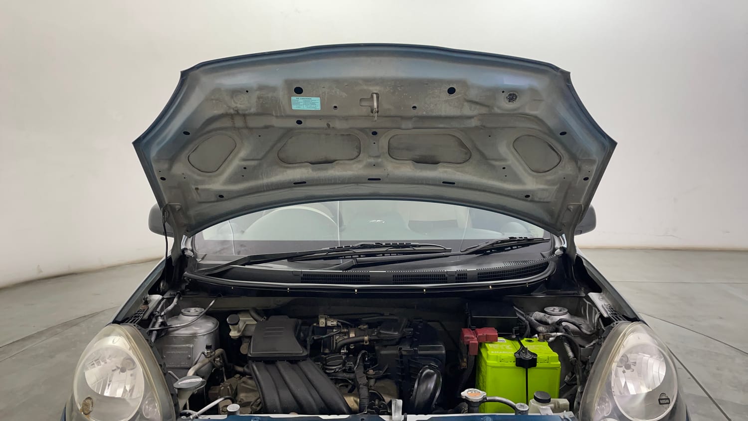 Used 2013 Nissan Micra XL Petrol Petrol Manual engine ENGINE & BONNET OPEN FRONT VIEW