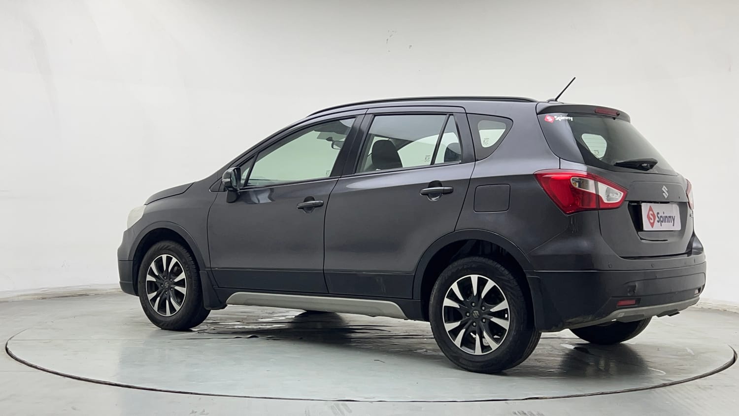 Used 2021 Maruti Suzuki S-Cross Zeta AT Petrol Automatic exterior LEFT REAR CORNER VIEW