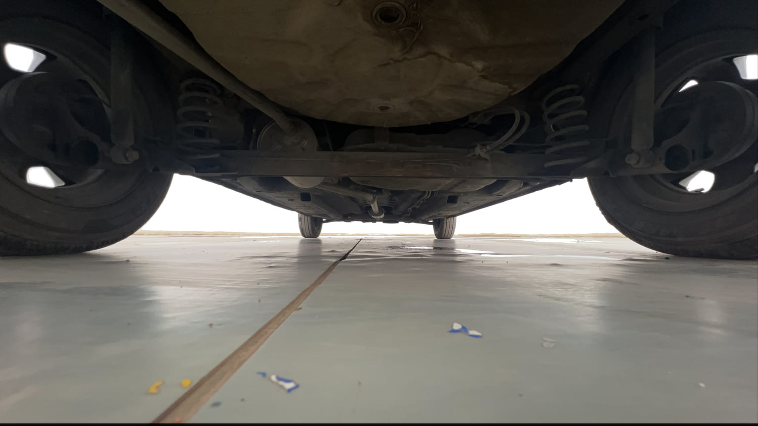 Used 2019 Renault Kwid CLIMBER 1.0 Petrol Manual extra REAR UNDERBODY VIEW (TAKEN FROM REAR)