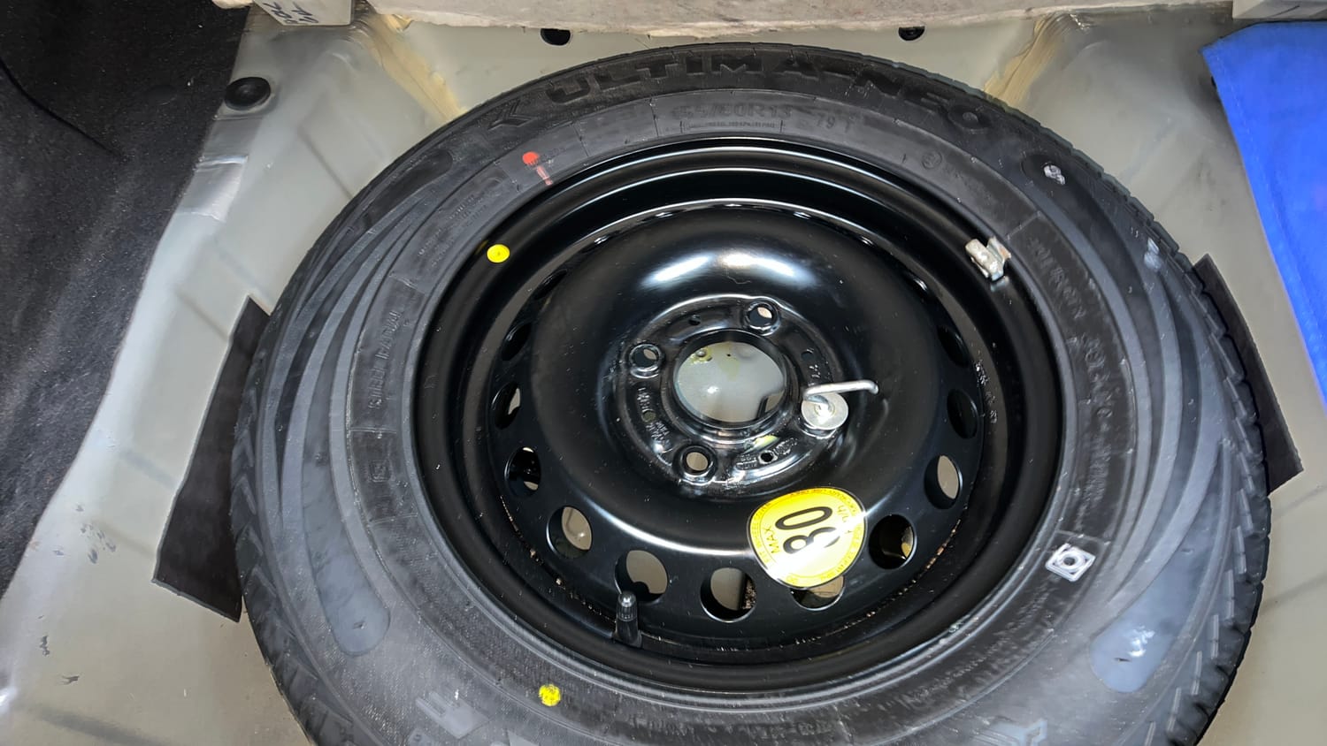 Used 2022 Tata Tiago XZ Plus Petrol Manual tyres SPARE TYRE VIEW