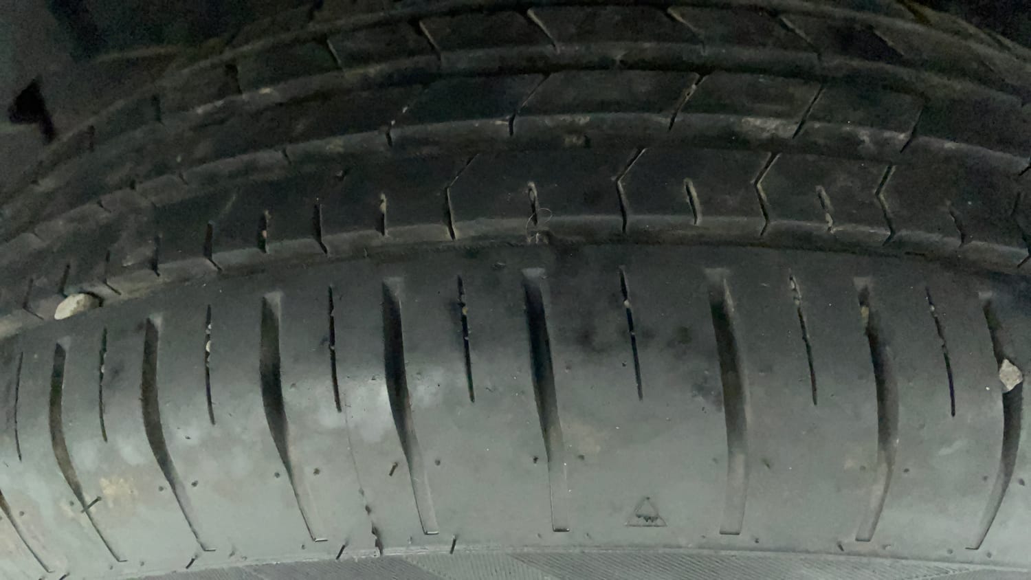 Used 2024 Maruti Suzuki Baleno Sigma MT Petrol Manual tyres LEFT REAR TYRE TREAD VIEW