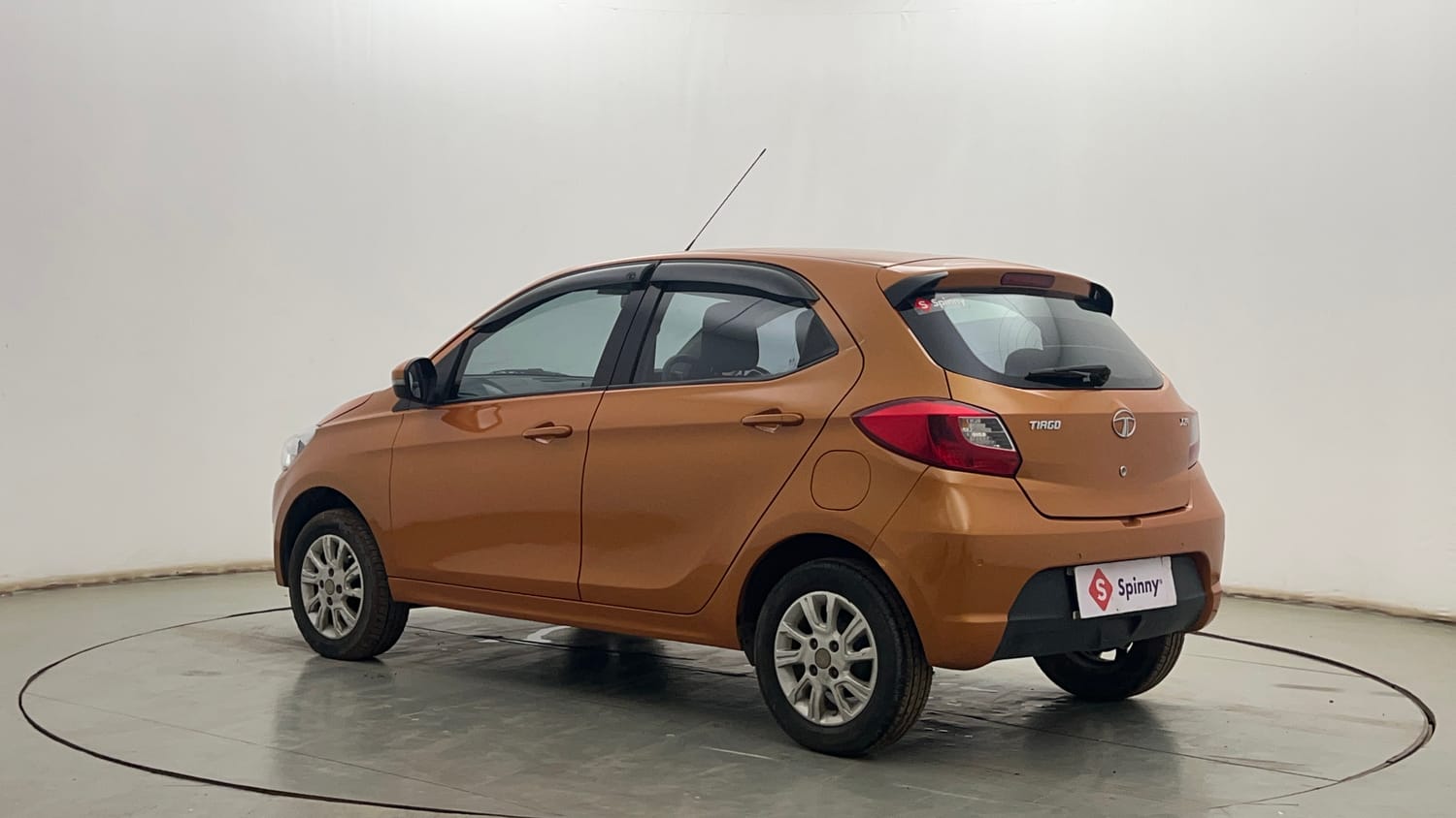 Used 2017 Tata Tiago Revotron XZA Petrol Automatic exterior LEFT REAR CORNER VIEW