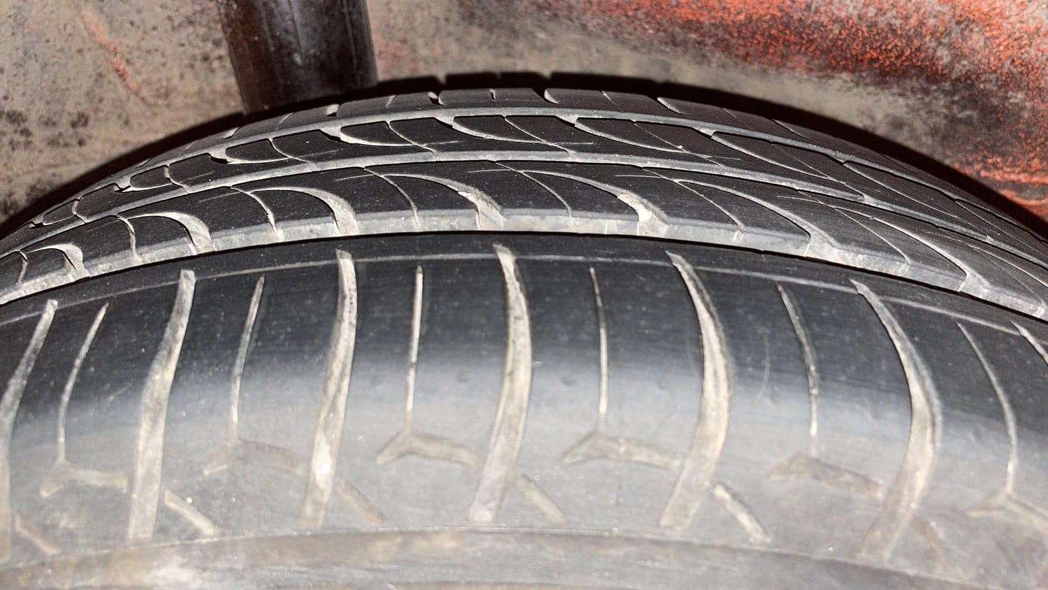 Used 2016 Honda Jazz V Petrol Petrol Manual tyres RIGHT REAR TYRE TREAD VIEW