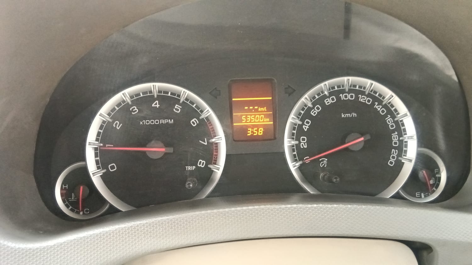 Used 2015 Maruti Suzuki Ertiga Vxi Petrol Manual interior CLUSTERMETER VIEW