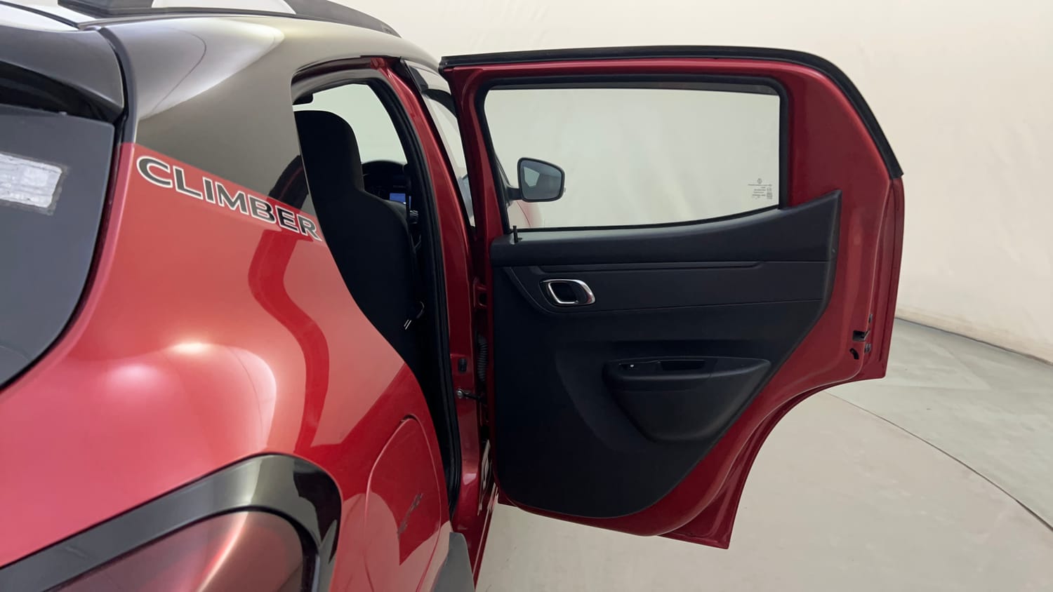 Used 2024 Renault Kwid CLIMBER 1.0 AMT Dual Tone Petrol Automatic interior RIGHT REAR DOOR OPEN VIEW