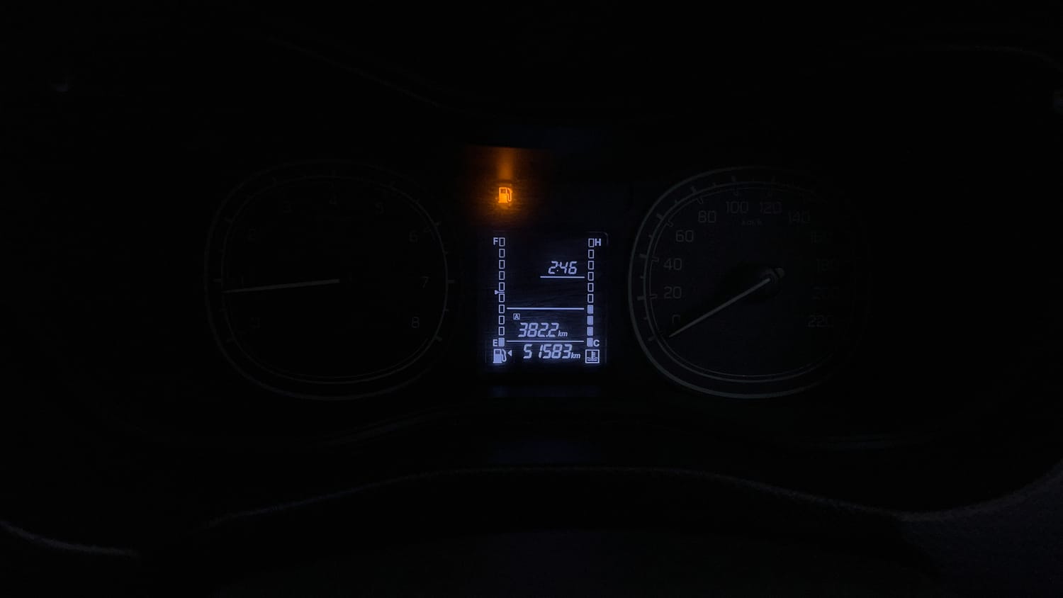 Used 2021 maruti-suzuki Vitara Brezza VXi Petrol Manual interior CLUSTERMETER VIEW