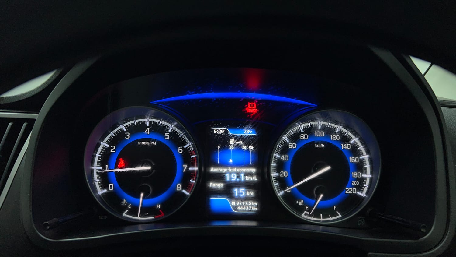Used 2021 Maruti Suzuki Baleno Zeta Petrol Manual interior CLUSTERMETER VIEW