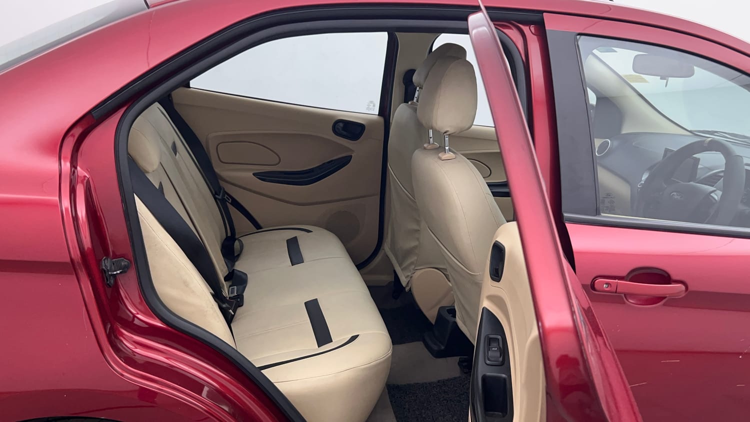 Used 2019 Ford Figo Aspire Titanium1.5 TDCi Diesel Manual interior RIGHT SIDE REAR DOOR CABIN VIEW