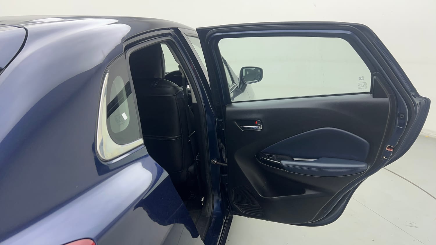 Used 2022 Maruti Suzuki Baleno Zeta MT Petrol Manual interior RIGHT REAR DOOR OPEN VIEW