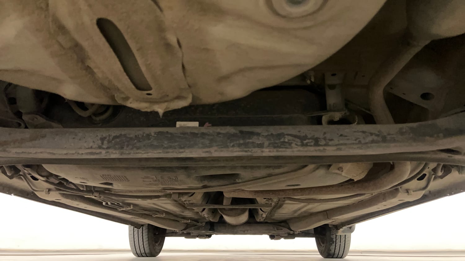 Used 2018 Maruti Suzuki Baleno Delta 1.2 Petrol Manual extra REAR UNDERBODY VIEW (TAKEN FROM REAR)