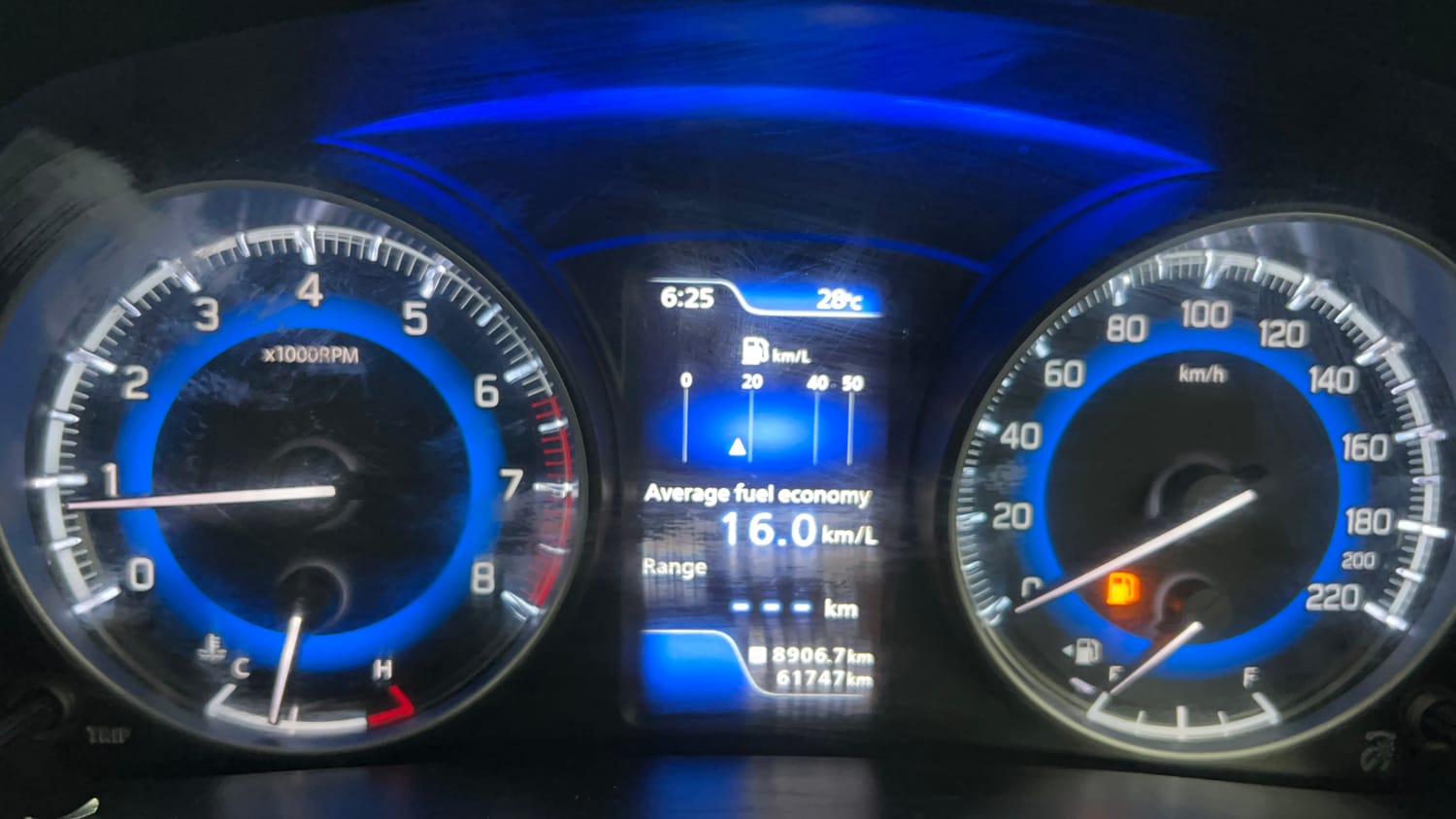 Used 2020 Maruti Suzuki Baleno Zeta Petrol Manual interior CLUSTERMETER VIEW