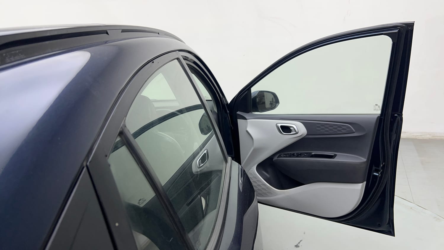 Used 2021 Hyundai Grand i10 Nios Sportz 1.2 Kappa VTVT Petrol Manual interior RIGHT FRONT DOOR OPEN VIEW