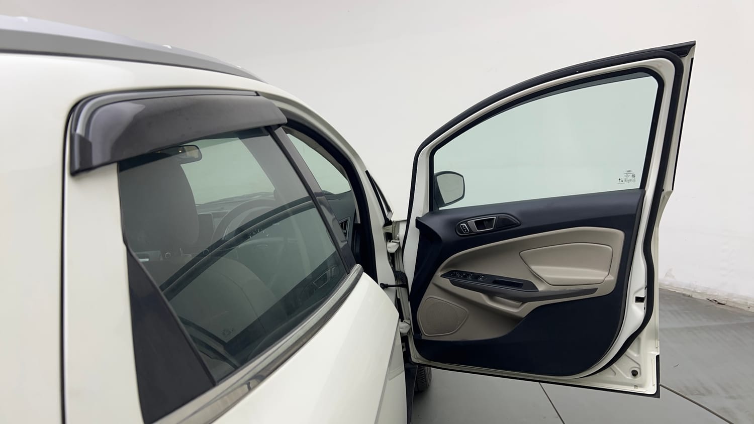 Used 2019 Ford EcoSport Titanium 1.5L Ti-VCT Petrol Manual interior RIGHT FRONT DOOR OPEN VIEW