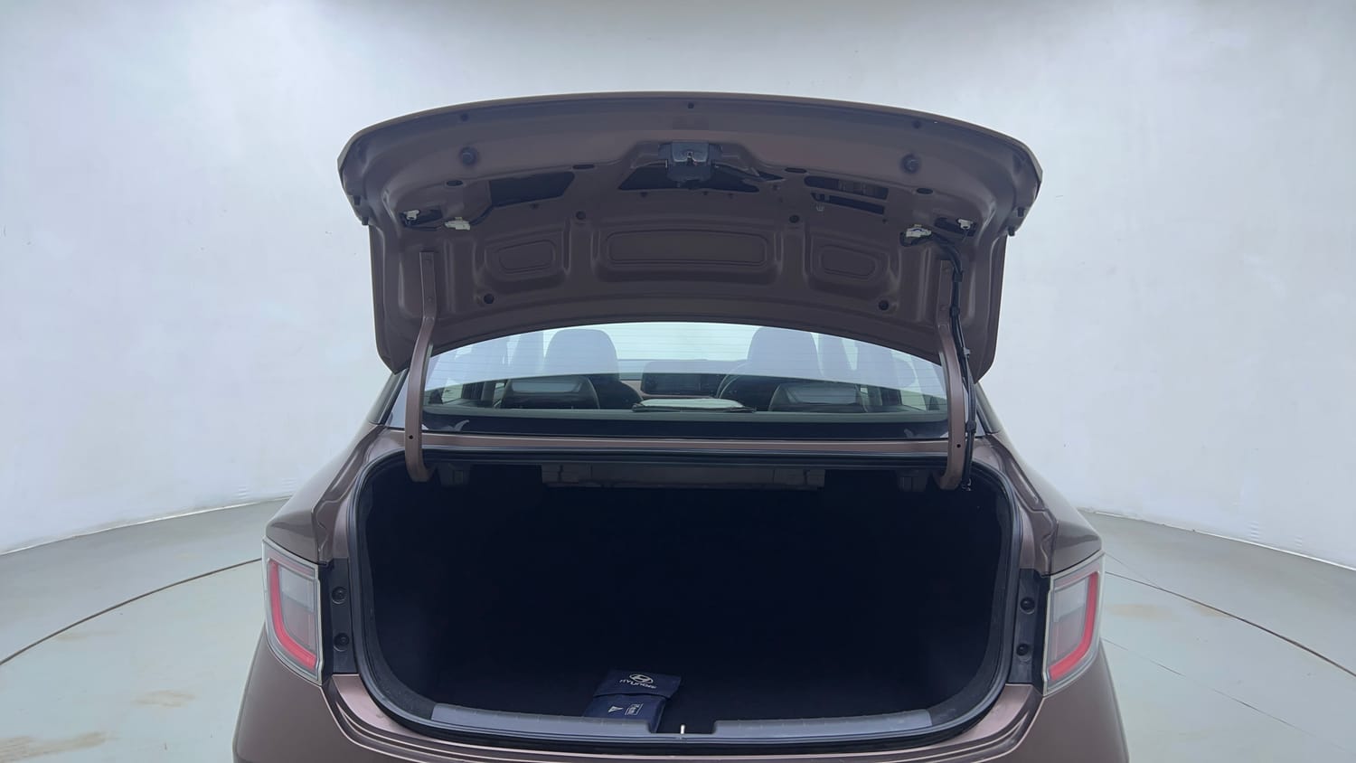 Used 2020 Hyundai Aura SX Plus 1.2 AMT Petrol Petrol Automatic interior DICKY DOOR OPEN VIEW