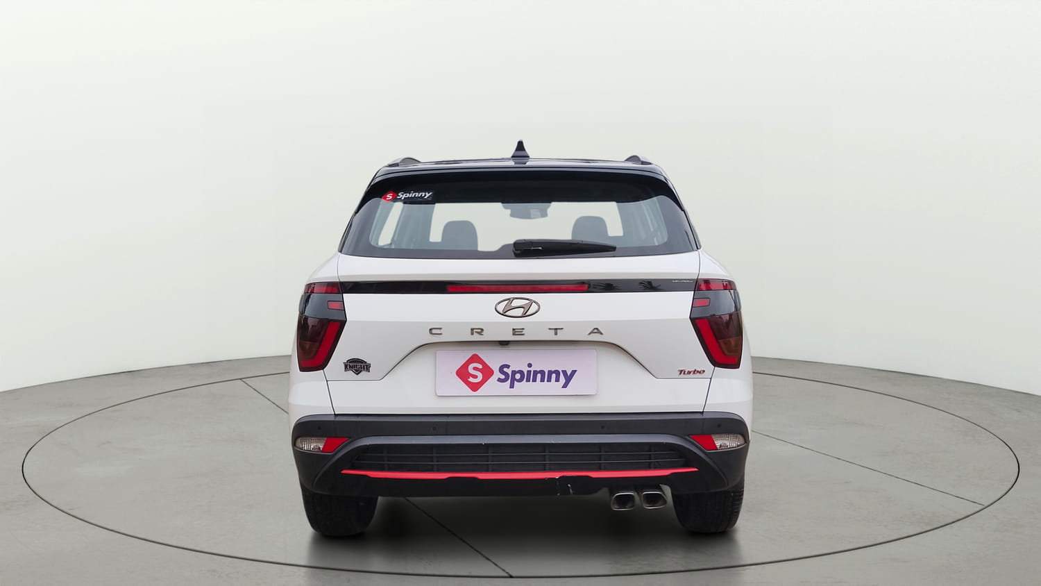 Used 2022 Hyundai Creta SX (O) 1.4 Turbo 7 DCT Dual Tone Petrol Automatic exterior BACK VIEW