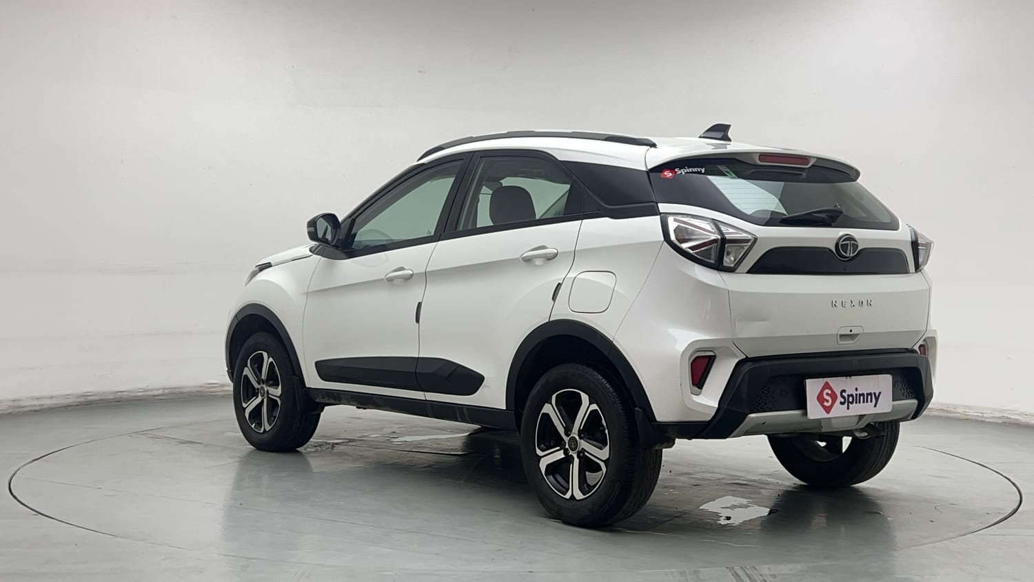 Used 2022 Tata Nexon XZA Plus (HS) Petrol Automatic exterior LEFT REAR CORNER VIEW