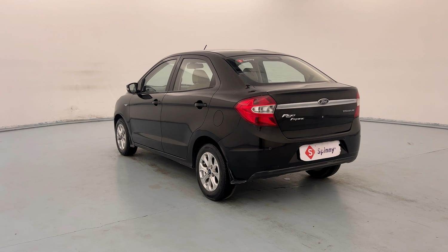 Used 2016 Ford Figo Aspire Titanium 1.2 Ti-VCT Petrol Manual exterior LEFT REAR CORNER VIEW