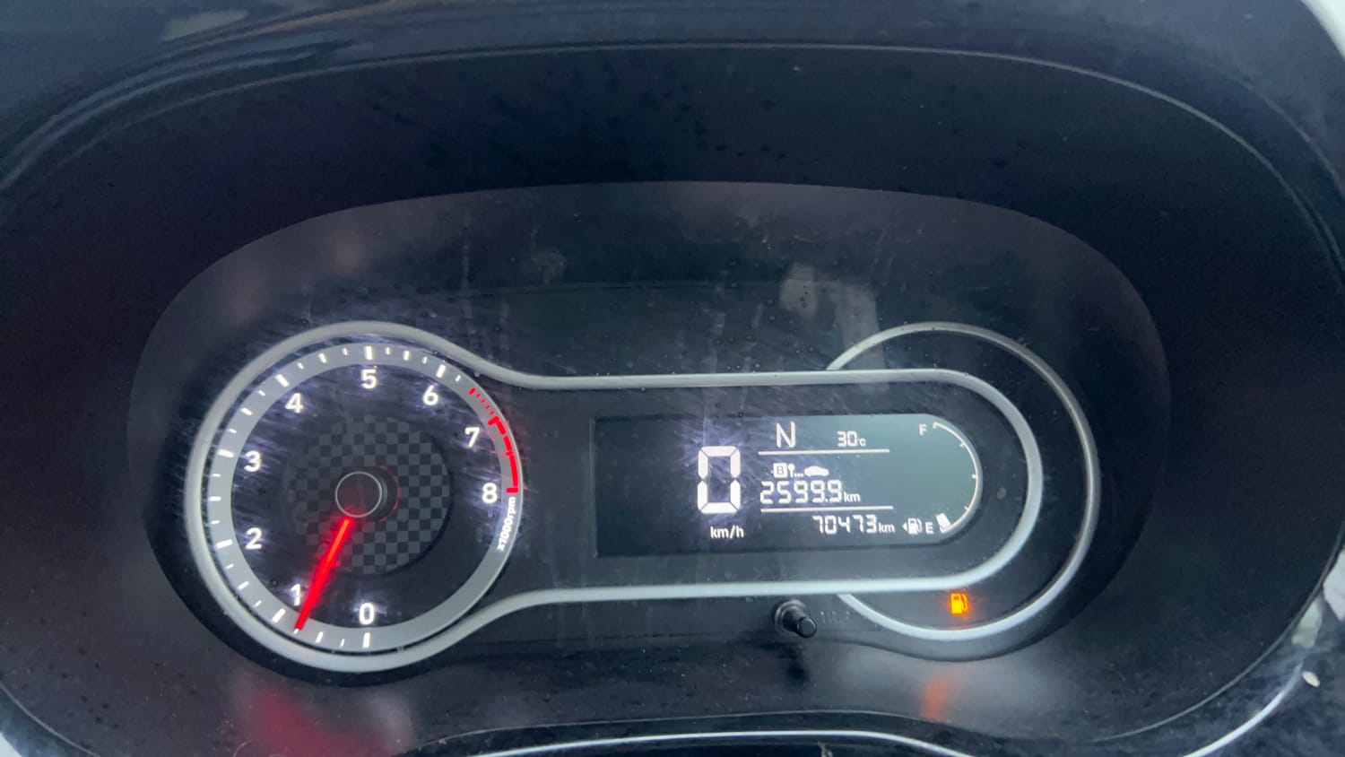 Used 2020 Hyundai Aura SX Plus 1.2 AMT Petrol Petrol Automatic interior CLUSTERMETER VIEW