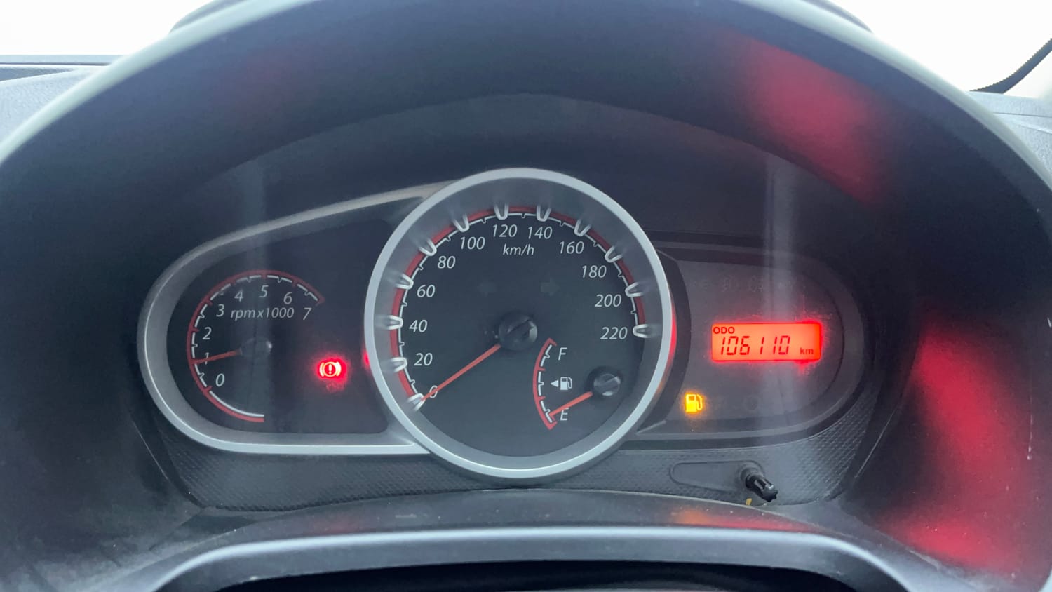 Used 2013 Ford Figo Duratec Petrol ZXI 1.2 Petrol Manual interior CLUSTERMETER VIEW