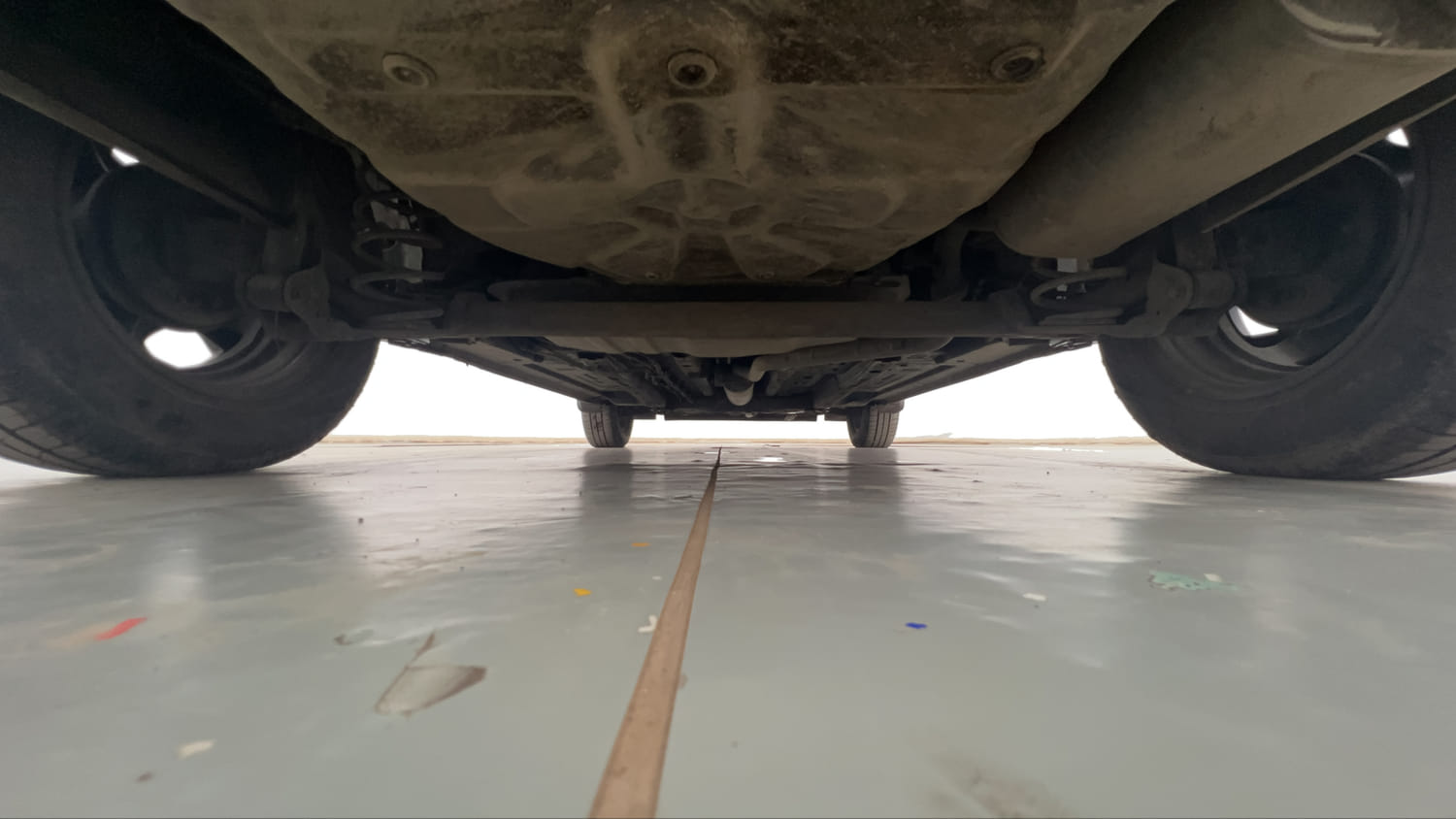 Used 2023 Tata Punch Accomplished MT Petrol Manual extra REAR UNDERBODY VIEW (TAKEN FROM REAR)