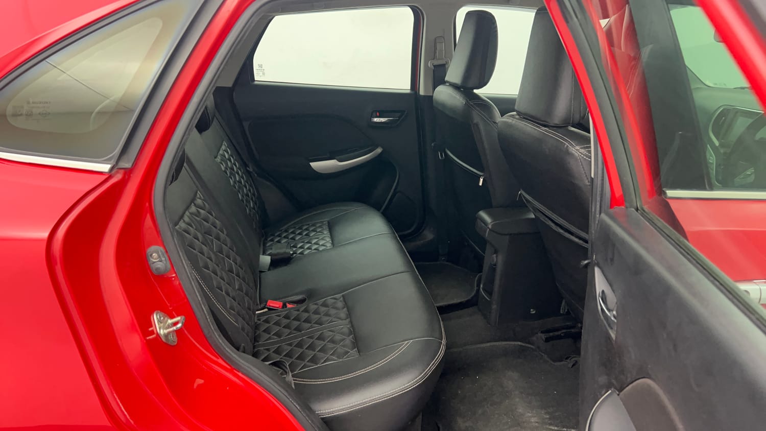 Used 2018 Maruti Suzuki Baleno Alpha 1.2 Petrol Manual interior RIGHT SIDE REAR DOOR CABIN VIEW