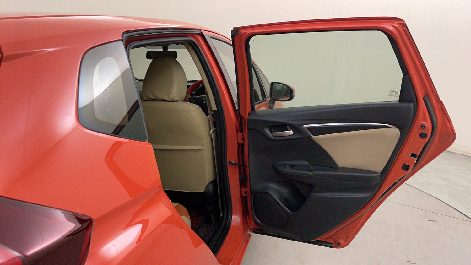 Used 2016 Honda Jazz V Petrol Petrol Manual interior RIGHT REAR DOOR OPEN VIEW