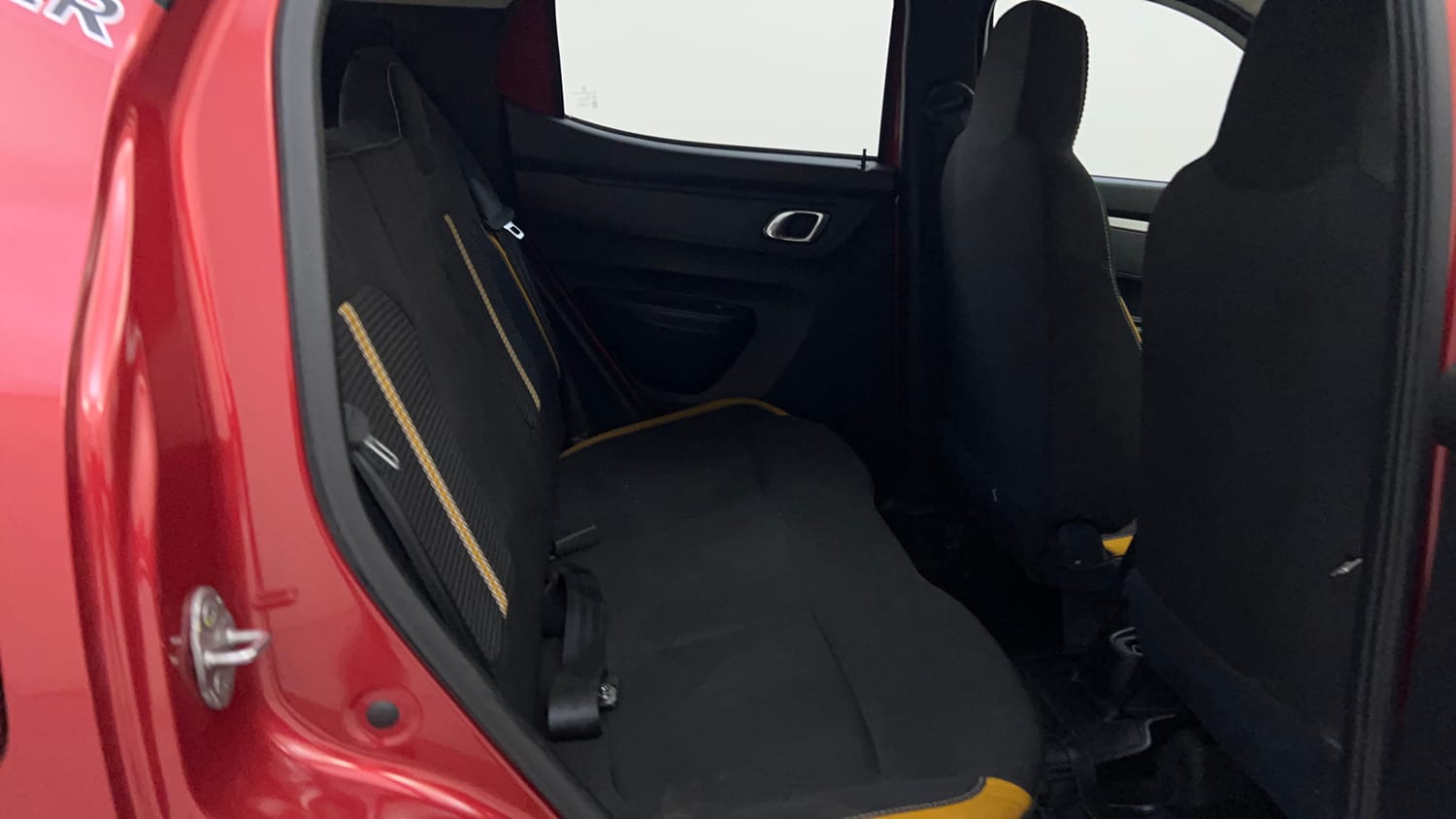 Used 2024 Renault Kwid CLIMBER 1.0 AMT Dual Tone Petrol Automatic interior RIGHT SIDE REAR DOOR CABIN VIEW