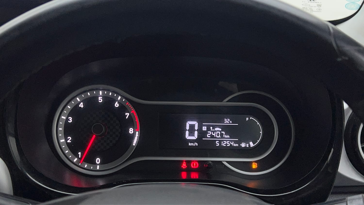 Used 2021 Hyundai Grand i10 Nios Sportz 1.2 Kappa VTVT Petrol Manual interior CLUSTERMETER VIEW