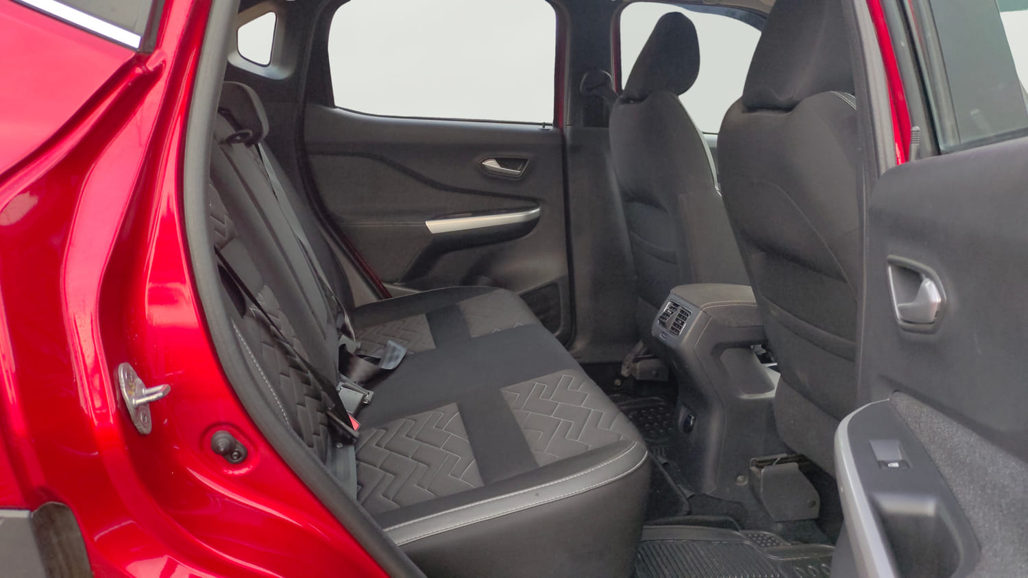 Used 2022 Nissan Magnite XV Premium Turbo CVT Dual Tone Petrol Automatic interior RIGHT SIDE REAR DOOR CABIN VIEW