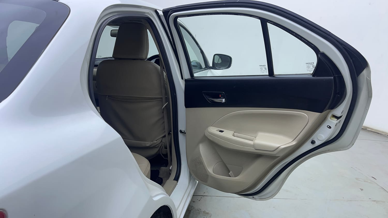 Used 2017 Maruti Suzuki Dzire VXi AMT Petrol Automatic interior RIGHT REAR DOOR OPEN VIEW