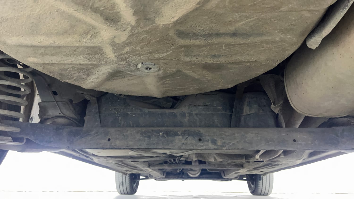 Used 2013 Ford Figo Duratec Petrol ZXI 1.2 Petrol Manual extra REAR UNDERBODY VIEW (TAKEN FROM REAR)