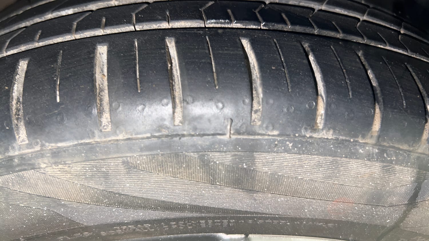 Used 2019 Honda City ZX CVT Petrol Petrol Automatic tyres RIGHT FRONT TYRE TREAD VIEW