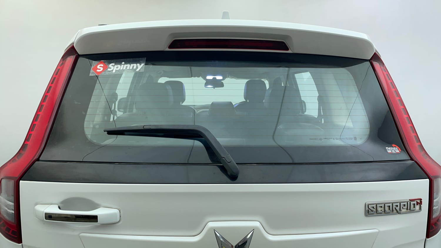 Used 2023 Mahindra Scorpio N Z8 L Petrol AT 7 STR Petrol Automatic exterior BACK WINDSHIELD VIEW